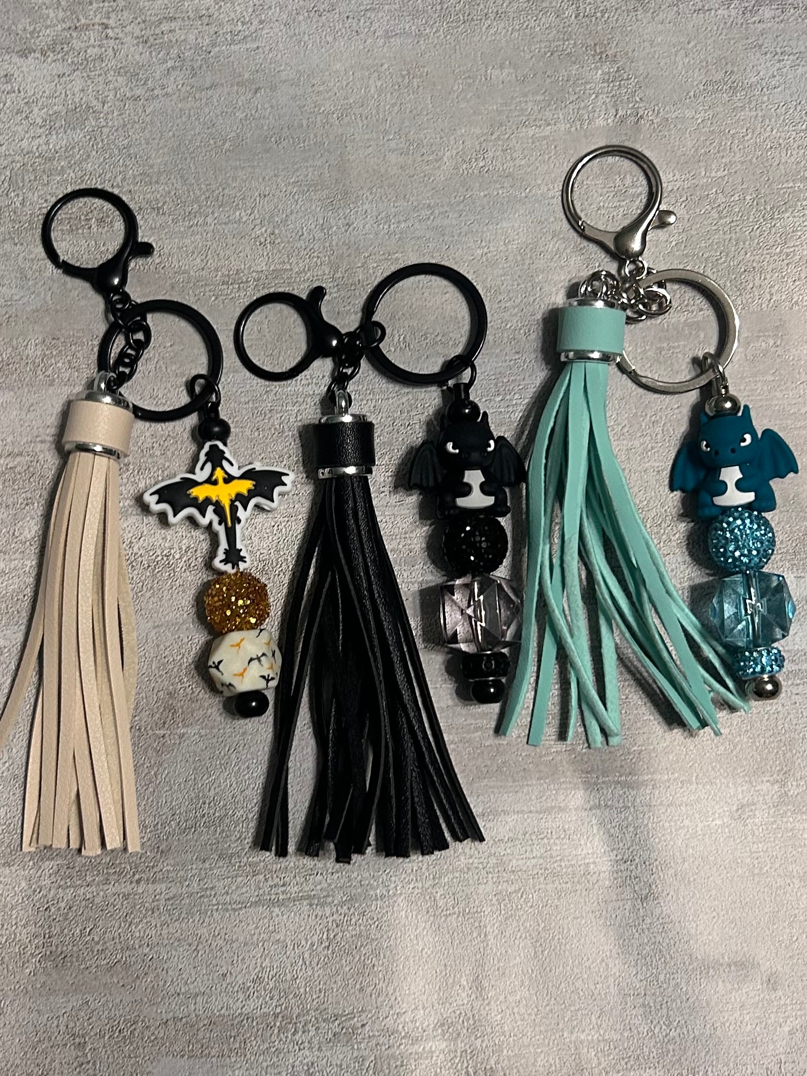 Black Dragon Keychain