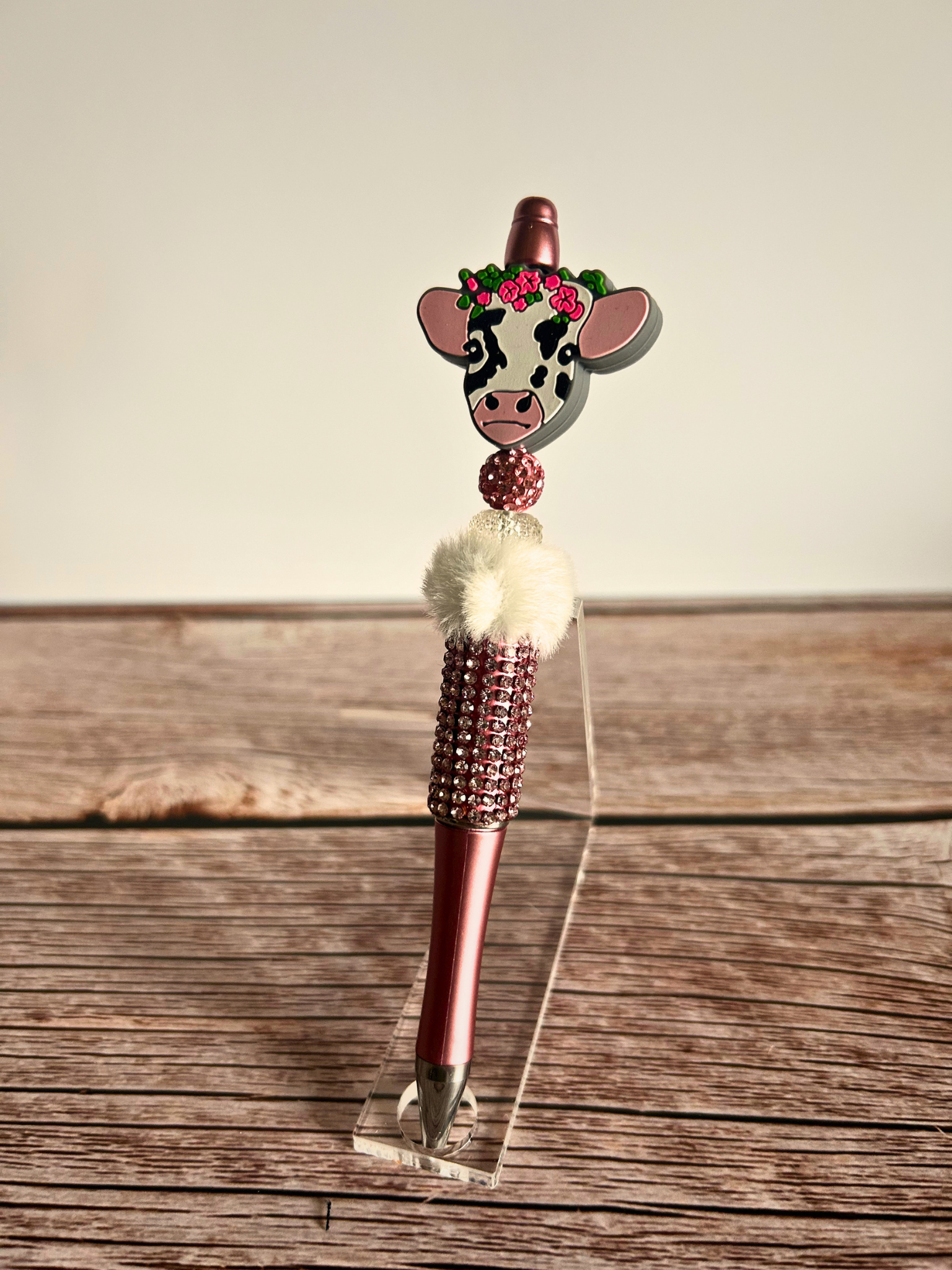 Dairy Cow With Flower Crown Pen