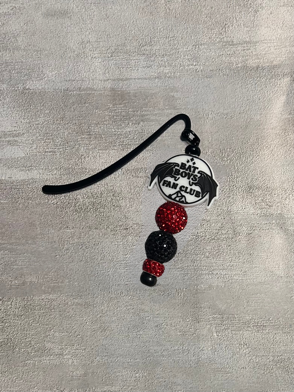 Bat Boy Fan Club Red Bookmark