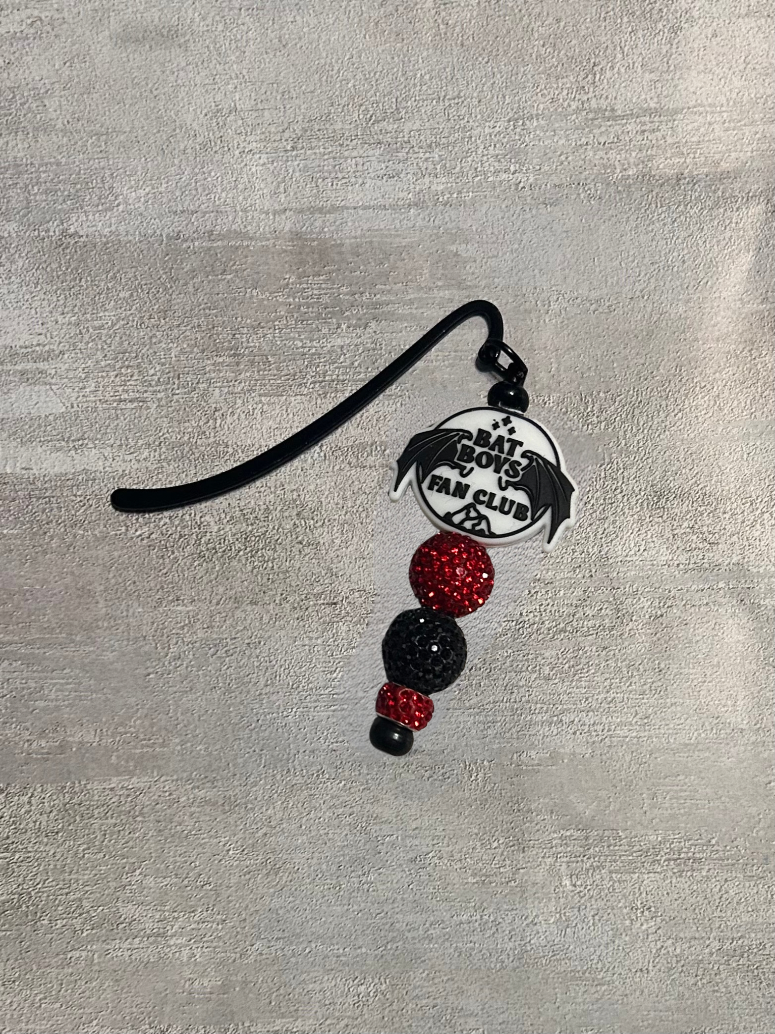 Bat Boy Fan Club Red Bookmark