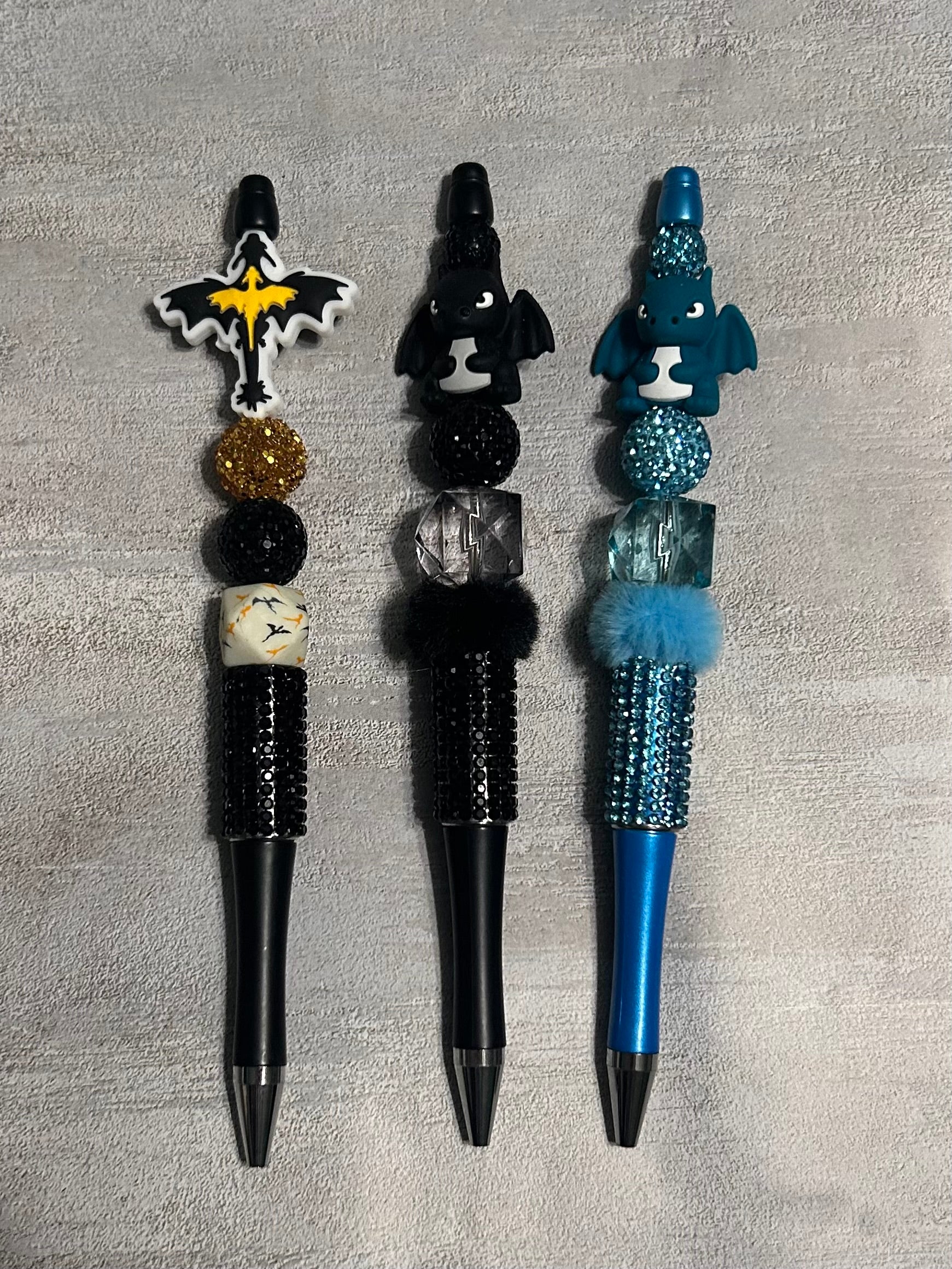 Gold and Black Dragon Pen