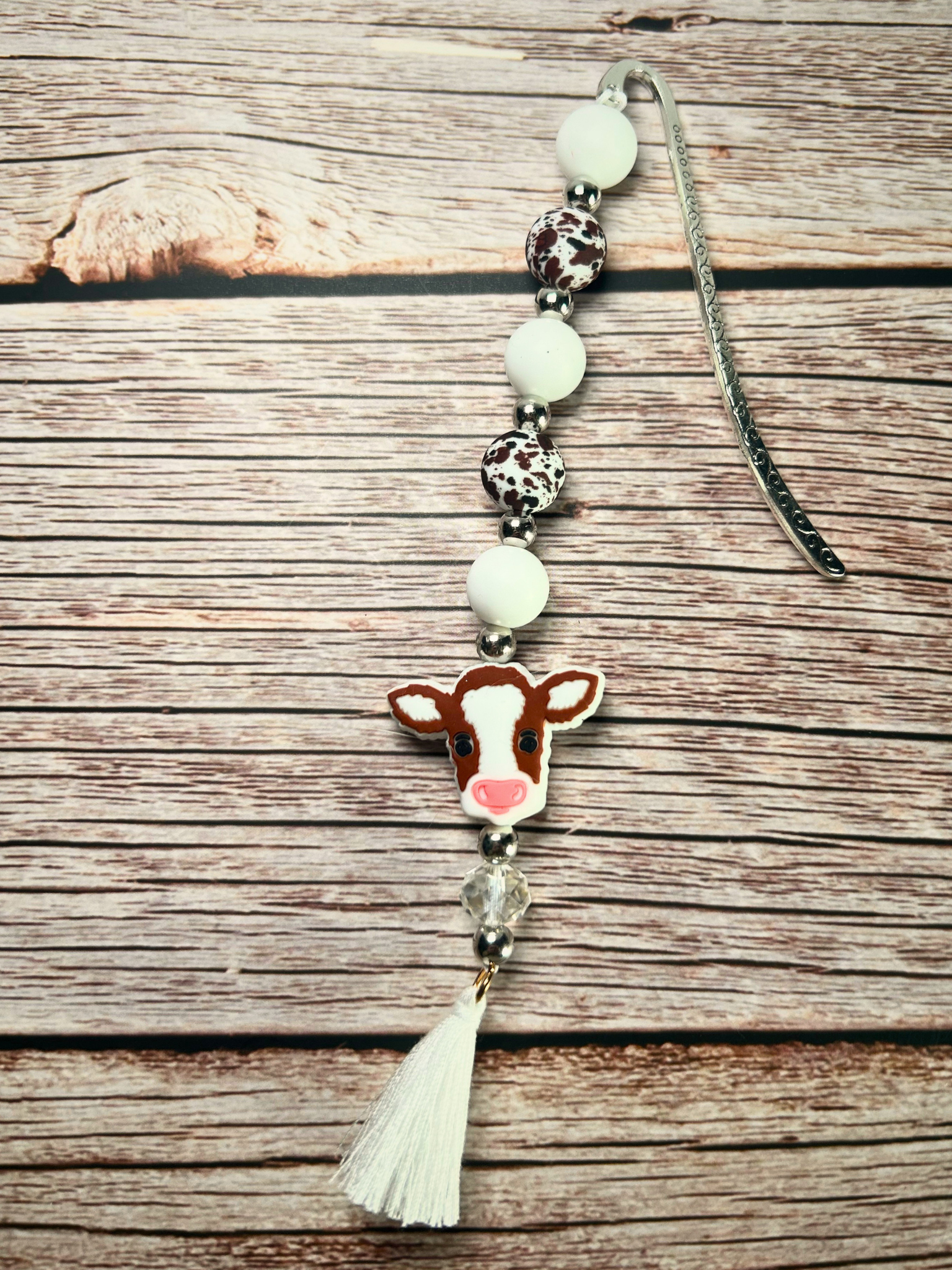 Brown Calf Long Bookmark