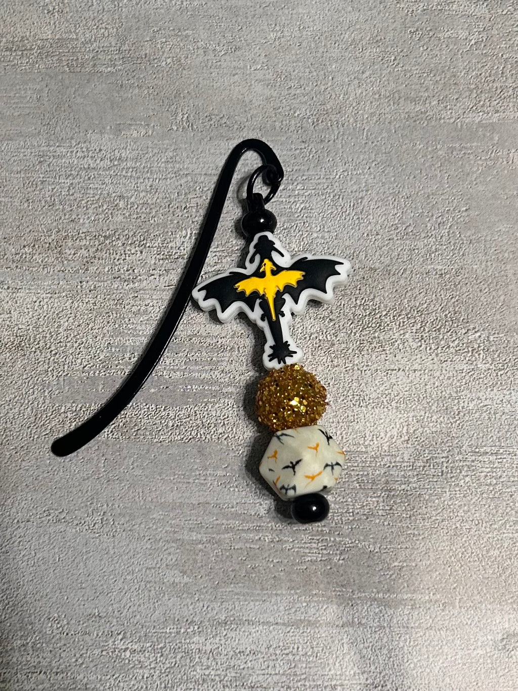 Gold and Black Dragon Bookmark