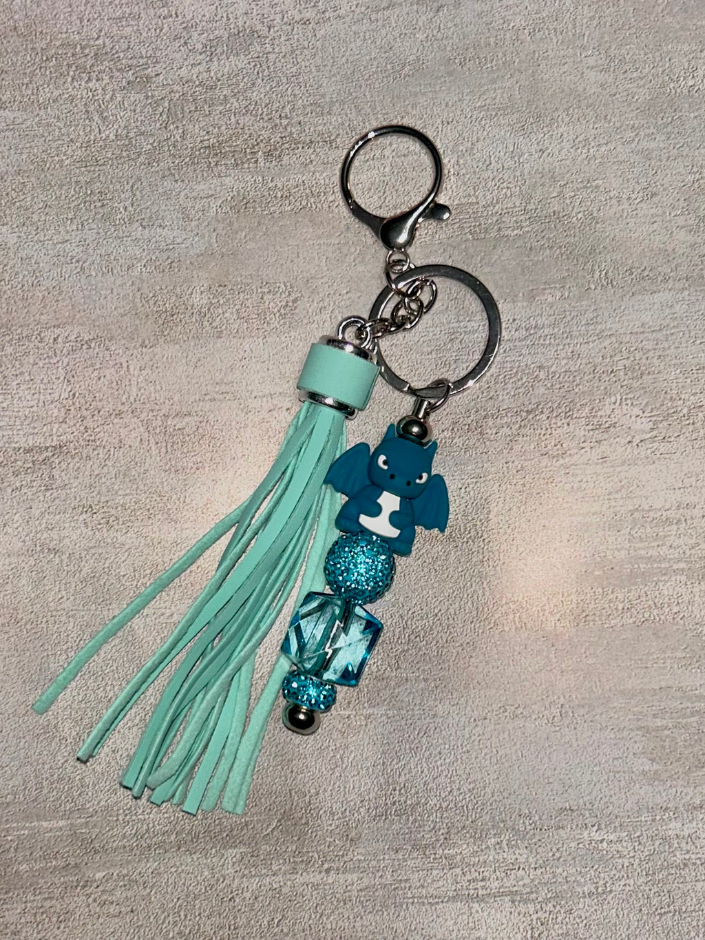 Blue Dragon Keychain