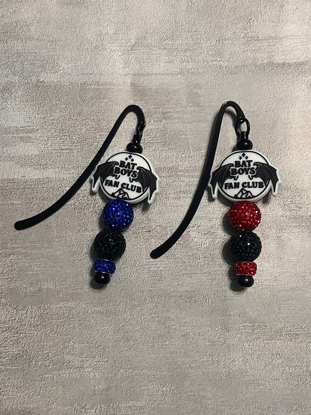 Bat Boy Fan Club Red Bookmark
