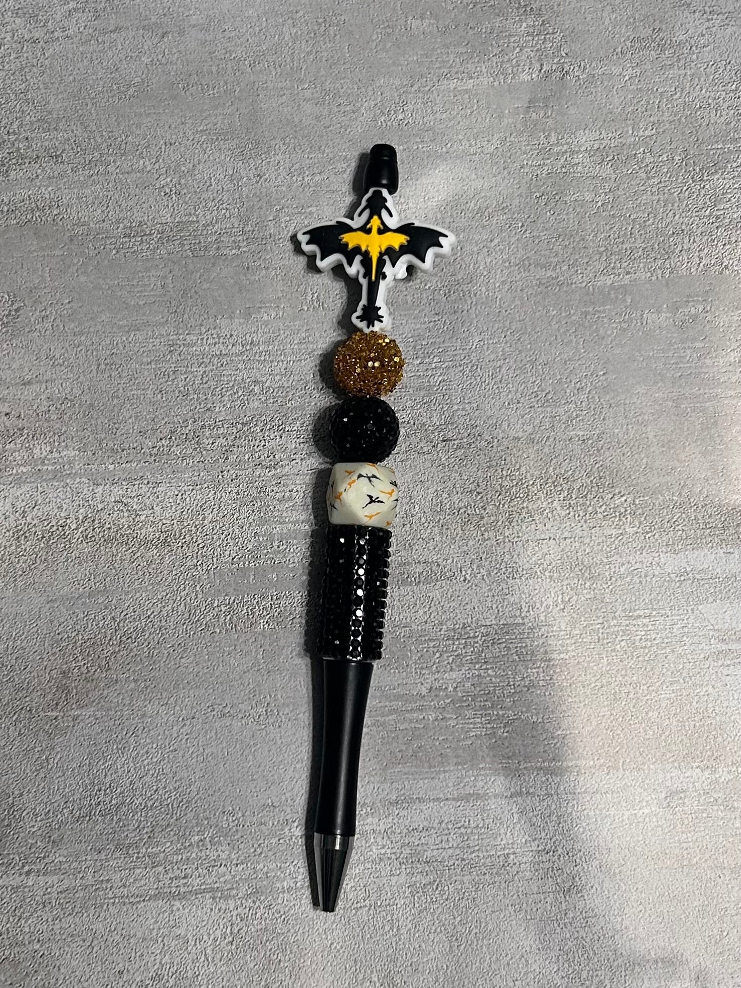 Gold and Black Dragon Pen