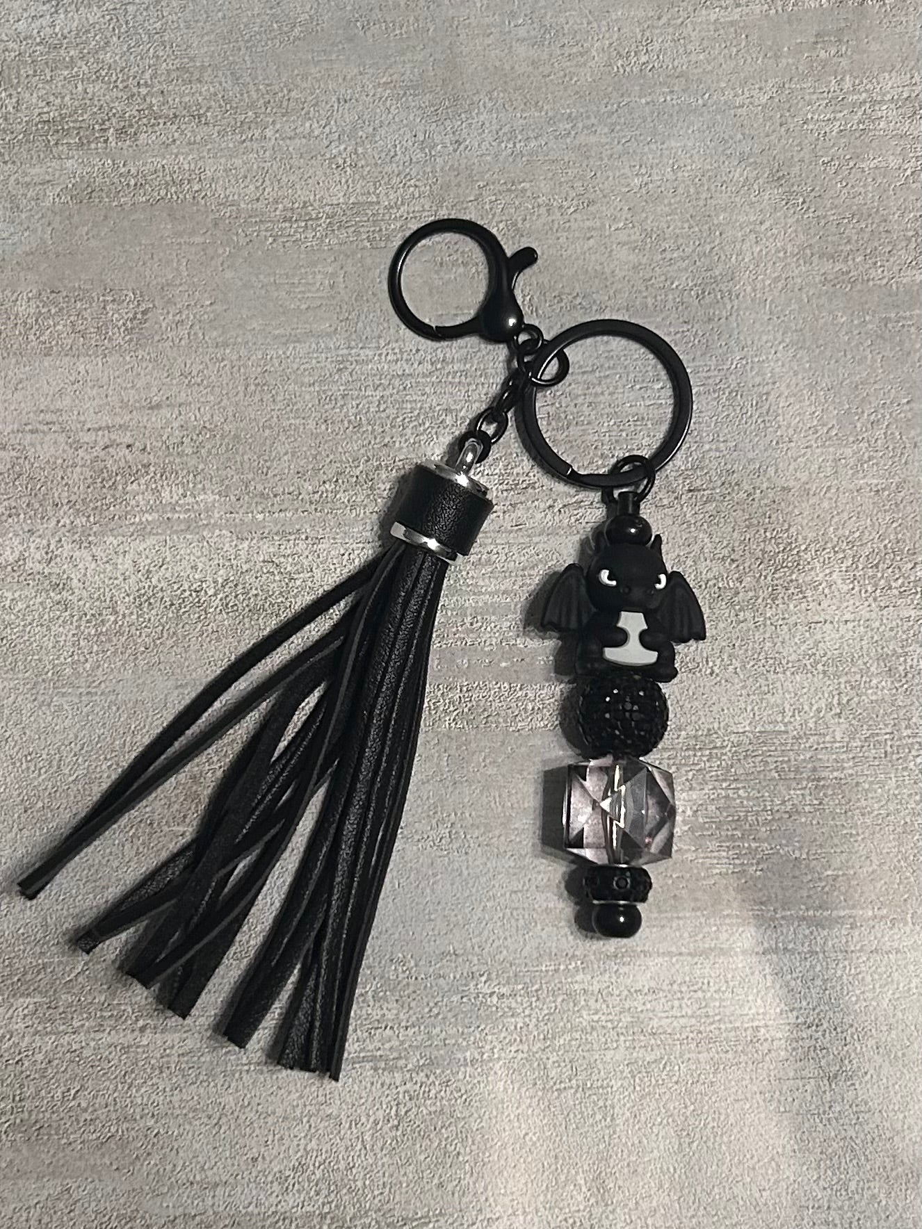Black Dragon Keychain