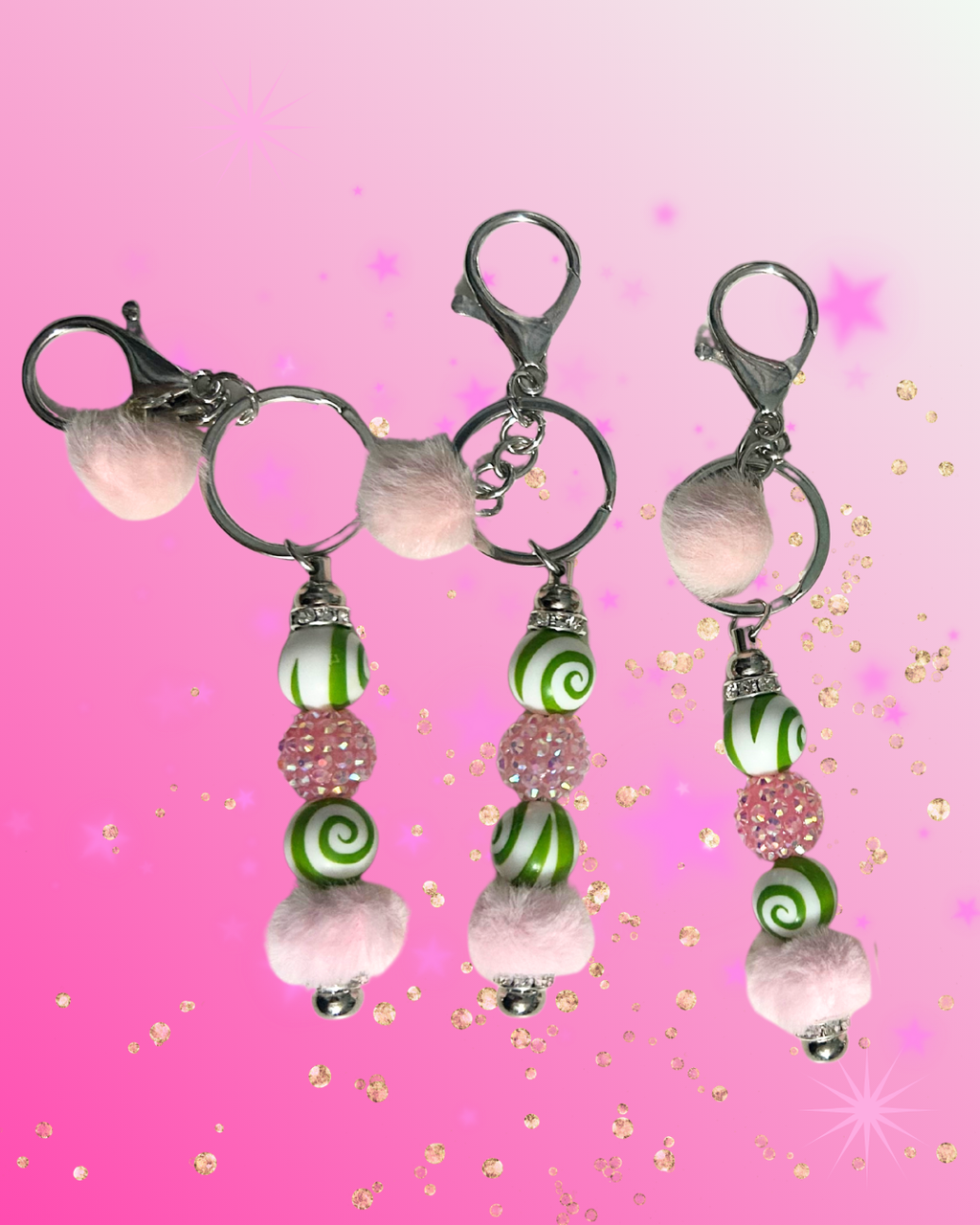 Fidget Swirl Keychains